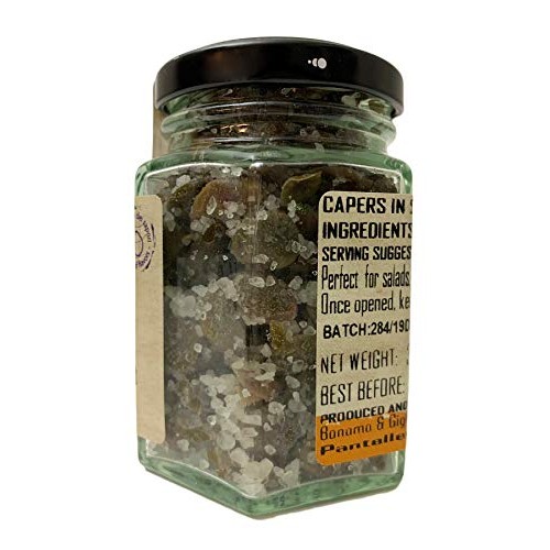 Etimo Pantelleria Capers In Sea Salt 3.17 Ounce