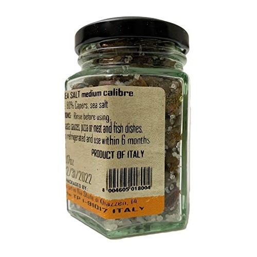 Etimo Pantelleria Capers In Sea Salt 3.17 Ounce
