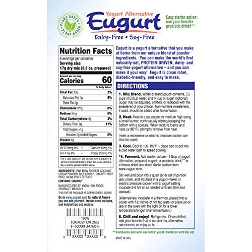 Better Than Yogurt Make At Home Mix Dairy And Soy Free! Pla