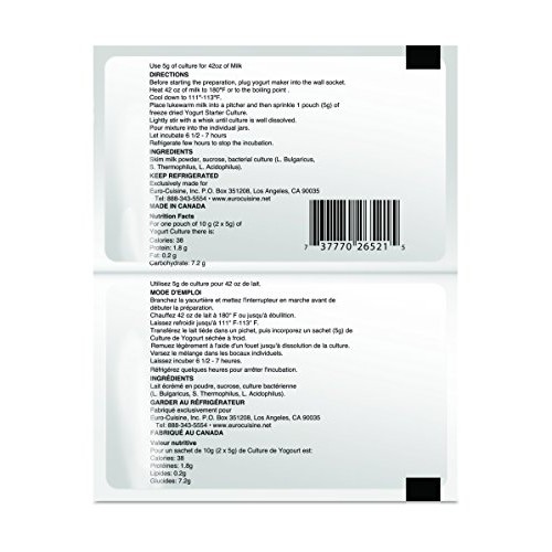 All Natural Yogurt Starter