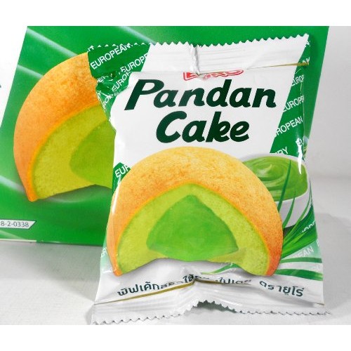 Euro Pandan Cake 1 Box Net Wt 144 G.