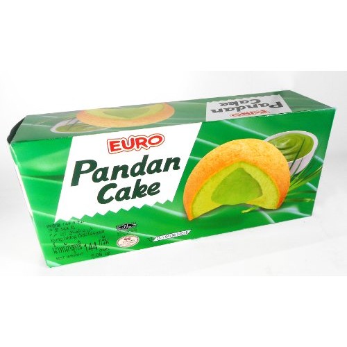 Euro Pandan Cake 1 Box Net Wt 144 G.