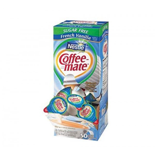 Nestle Coffee-Mate Creamer Tubs, French Vanilla, Sugar-Free 50