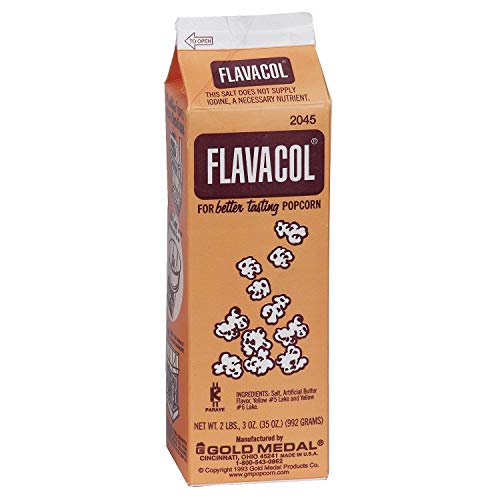 Gold Medal Flavacol Seasoning Salt Packed 2 Lbs. 3 Oz. Cartons,