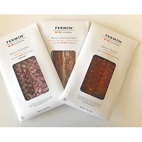 Iberico Trio Pack Sliced - Chorizo 2 Oz | Jamon 2 Oz | Salch