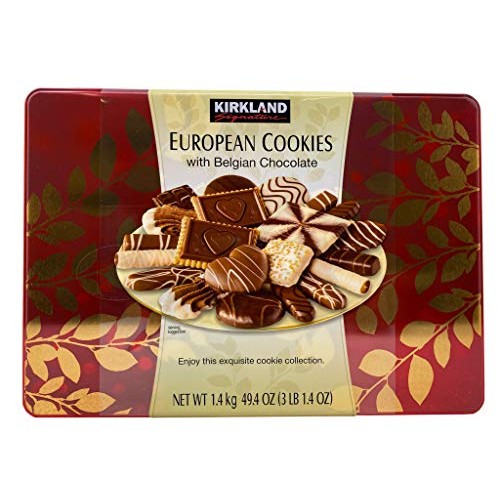European Cookies Kirkland Signature With Belgian, Chocolate, 49. European Cookies Kirkland Signature With Belgian, Chocolate, 49.