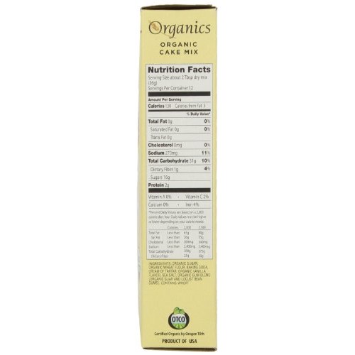 European Gourmet Bakery, Organic Vanilla Cake Mix, 15.25 Oz