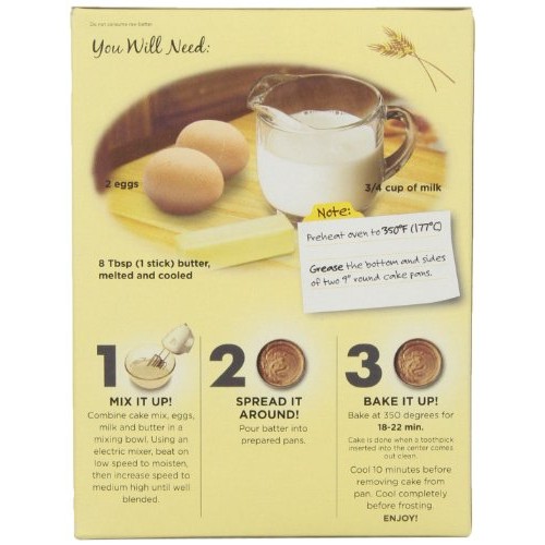 European Gourmet Bakery, Organic Vanilla Cake Mix, 15.25 Oz