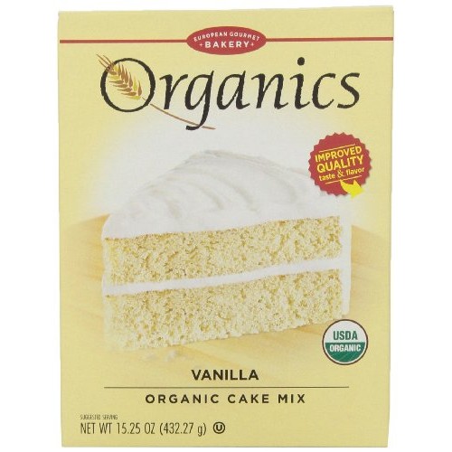 European Gourmet Bakery, Organic Vanilla Cake Mix, 15.25 Oz