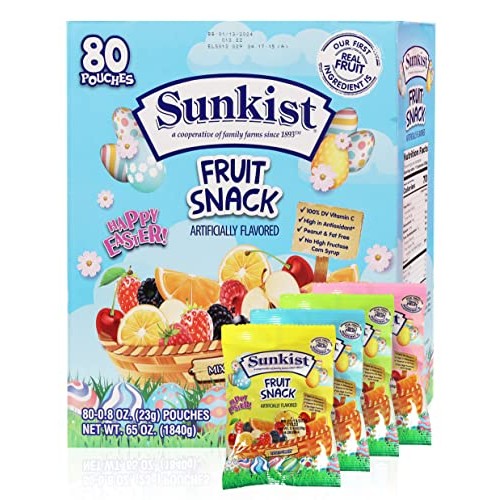 Assorted Mixed Fruit Snacks for Easter - Bulk Variety Pack - Pea...