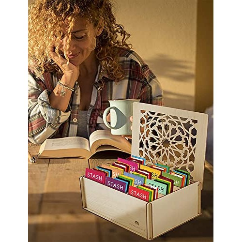 Stash Tea Bags Sampler Assortment Box 80 Count 28 Flavors Perf...