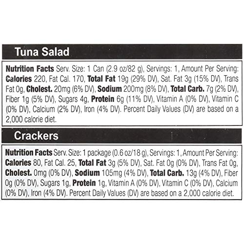 Evaxo Bumble Bee Tuna Salad Snack On The Run Kit 3.5 Oz., 9 Ct.