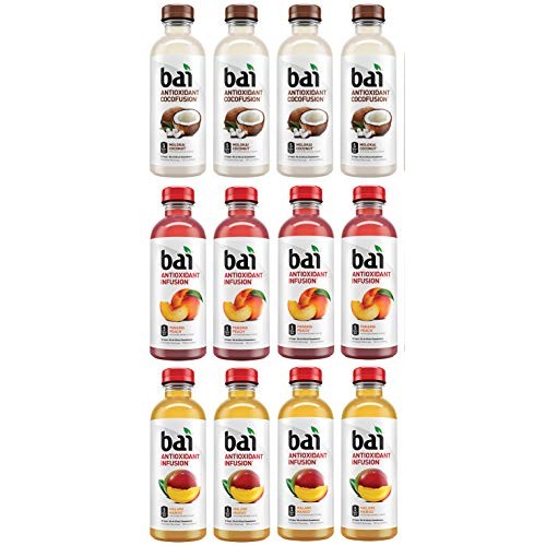 Luv-Box Variety Bai Antioxidant Water Pack , Pack Of 12 , 18 Fl