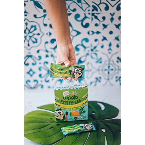 Wipala KIDS Organic Fruit Bars, Mango & Kale, Vegan, Non-GMO, He...