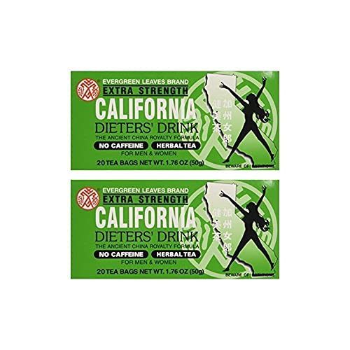 California Dieters Drink Extra Strength Tea Pack Of 2 20-Count