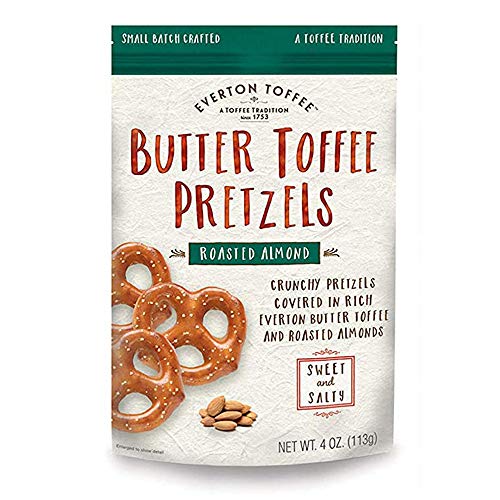 Everton Toffee Butter Toffee Pretzels, Roasted Almond Flavor 4