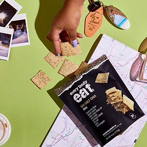 Every Body Eat Snack Thins, Sea Salt And Chia Seeds Flavor, Vega