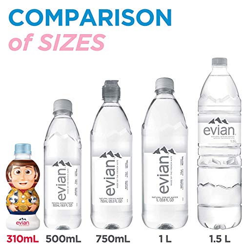 Evian Natural Spring Kids Character Bottle 310 Ml/10.48 Fl Oz P
