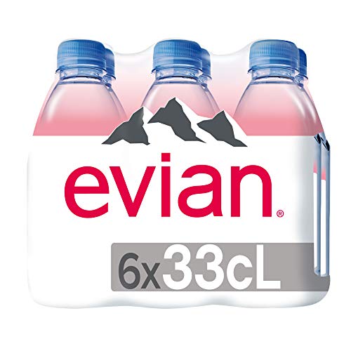 Evian Natural Spring Water 330 Ml 6-Count Pack Of 4, Bottled N