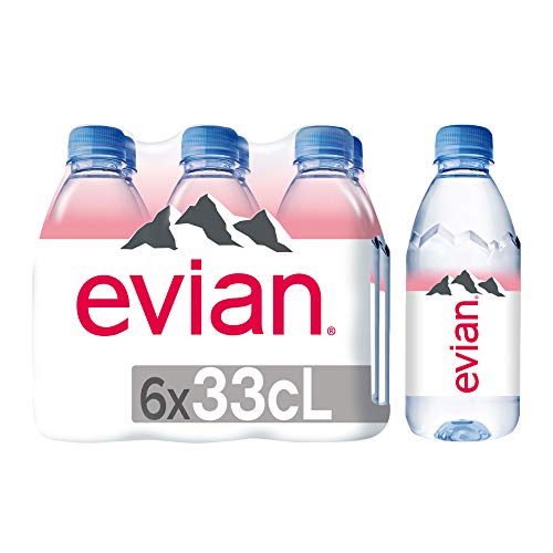 Evian Natural Spring Water 330 Ml 6-Count Pack Of 4, Bottled N