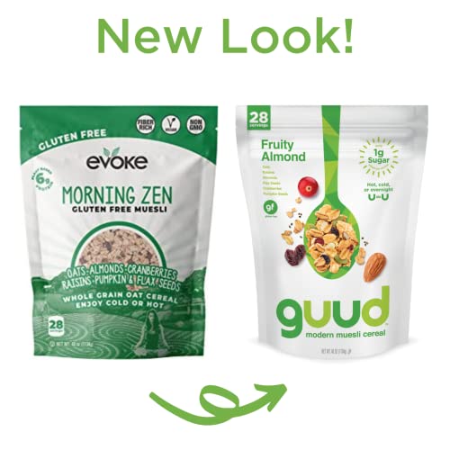 GUUD Fruity Almond Muesli Cereal, 40 Ounce, Gluten Free, Oats, R...