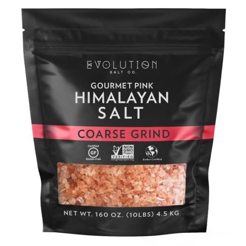 Evolution Salt Himalayan Gourmet Pink Salt, 100% Pure and Raw Wi...