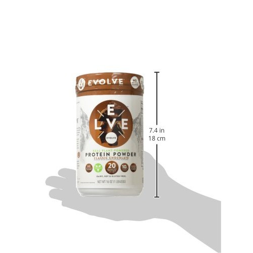 Evolve Plant Based Protein Powder, Double Chocolate, 20G Vegan P