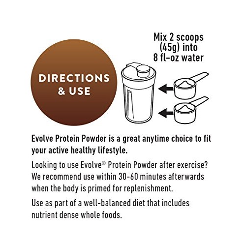 Evolve Plant Based Protein Powder, Double Chocolate, 20G Vegan P