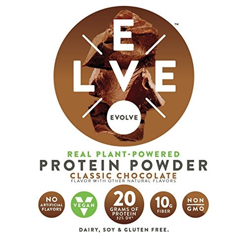 Evolve Plant Based Protein Powder, Double Chocolate, 20G Vegan P