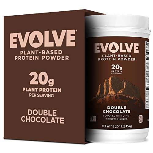 Evolve Plant Based Protein Powder, Double Chocolate, 20G Vegan P