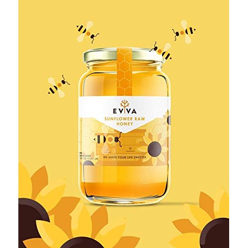 Evva Honey - Pure Honey In A Glass Jar - Natural Hon