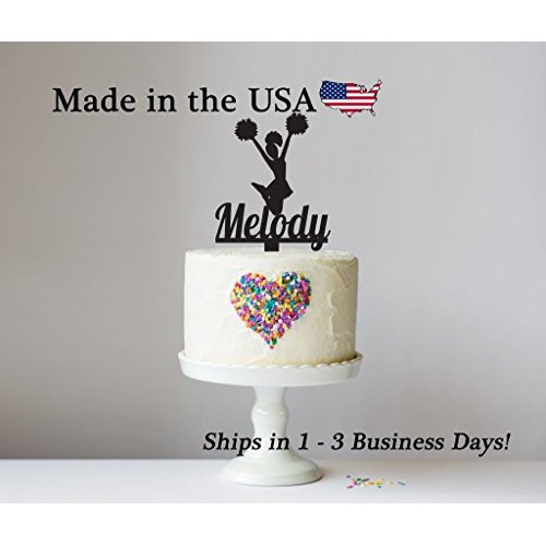 Cheerleader Cake Topper With Keepsake Base, Gymnast Cake Topper,
