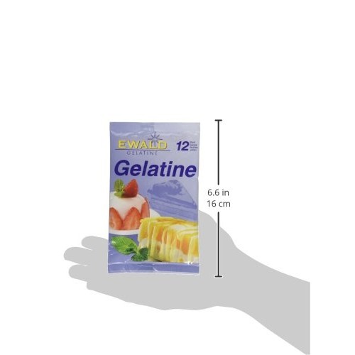 Sheet / Leaf Gelatin - 12 Units Envelope Pack
