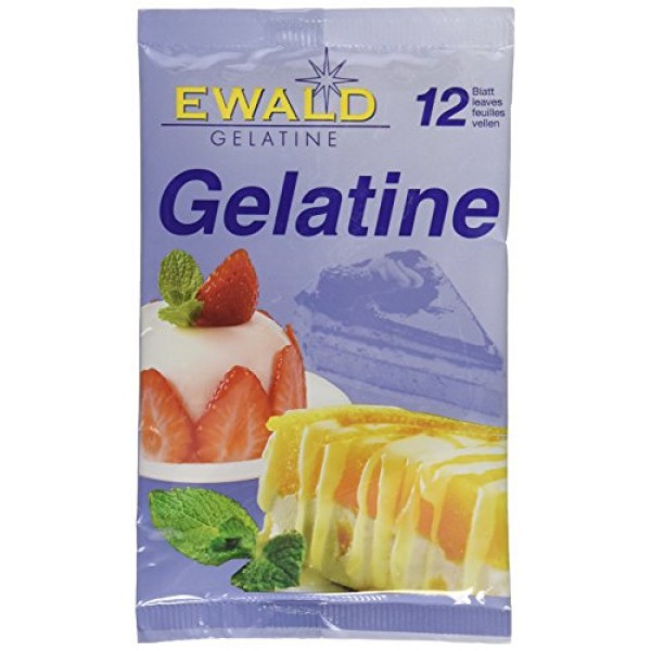 Sheet / Leaf Gelatin - 12 Units Envelope Pack