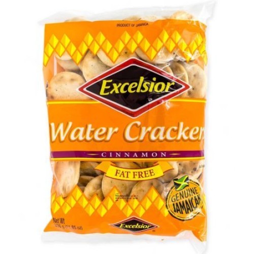 Excelsior Genuine Jamaican Water Crackers Cinnamon, Fat Free 11.