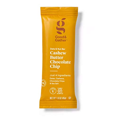 Organic Vegan Cashew Butter Chocolate Chip Date And Nut Nutritio