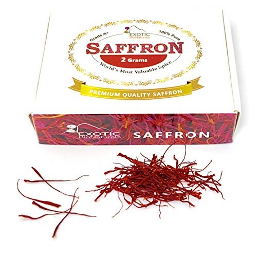 Saffron , Genuine Grade A+, Premium Quality All Red , Organicall