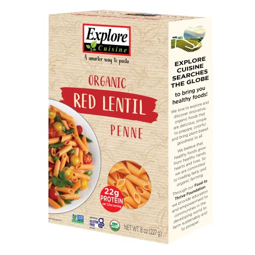Explore Cuisine Pasta - Red Lentil Penne - Pack Of 6 Boxes Explore Cuisine Pasta - Red Lentil Penne - Pack Of 6 Boxes
