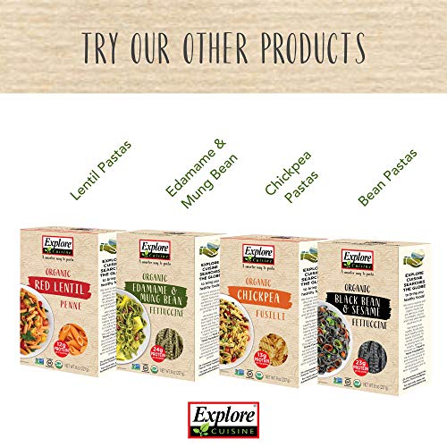 Explore Cuisine Organic Chickpea Fusilli 6 Pack - 8 Oz - High Explore Cuisine Organic Chickpea Fusilli 6 Pack - 8 Oz - High