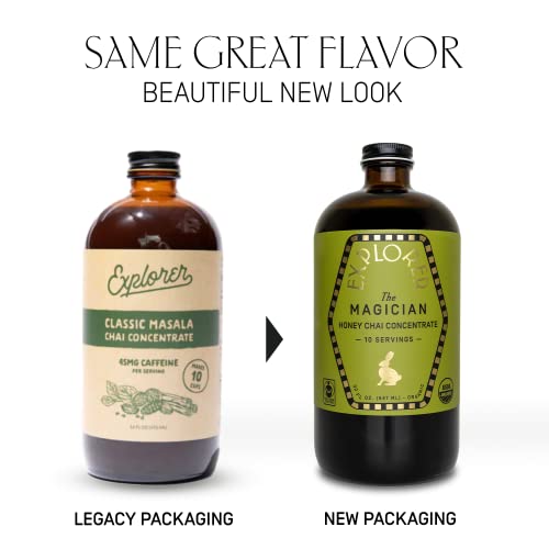 Explorer Honey Chai Tea Concentrate | Organic Spiced Masala | In...
