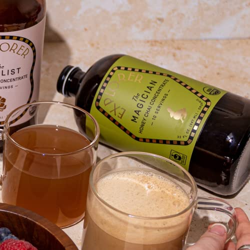 Explorer Honey Chai Tea Concentrate | Organic Spiced Masala | In...