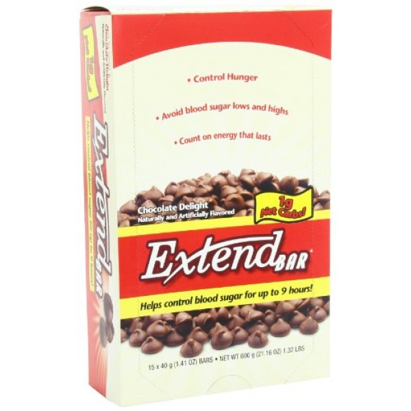 Extend Bar, Rich Chocolate, 1.41 oz. Bars Pack of 15