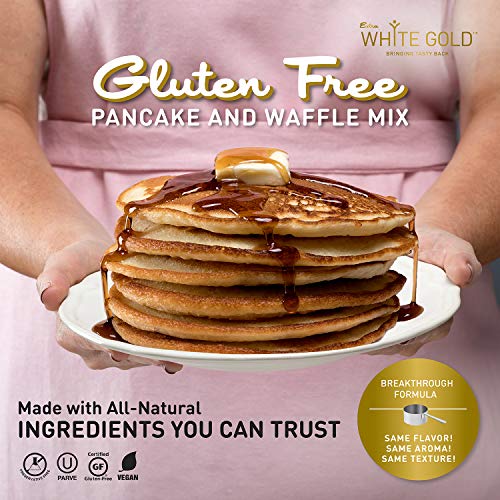 Extra White Gold Gluten Free Pancake &Amp; Waffle Mix – [Kosher] [Gl