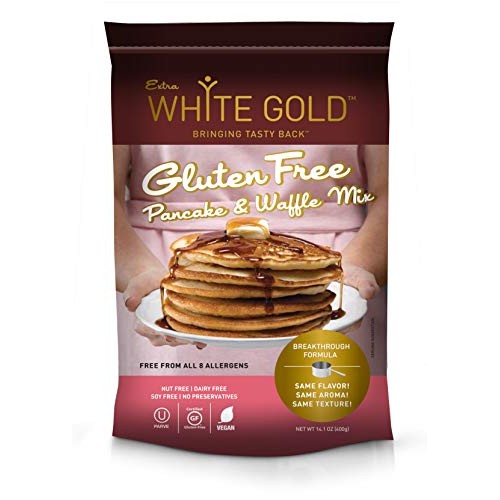 Extra White Gold Gluten Free Pancake &Amp; Waffle Mix – [Kosher] [Gl