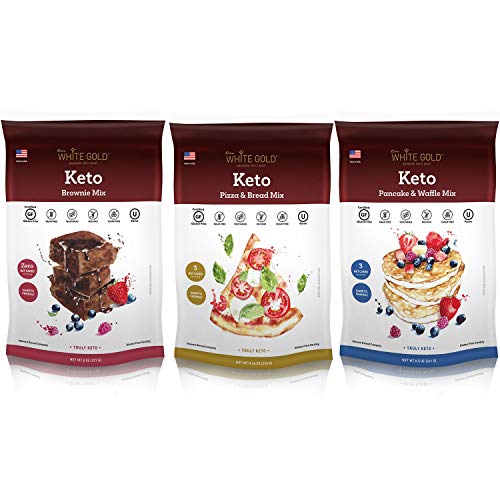 Extra White Gold Keto Mix - Low Carb Keto Mix, Sugar-Free, Glute