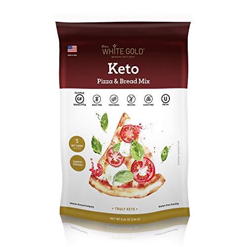 Extra White Gold Keto Pizza Crust Mix And Keto Bread Mix - Low C