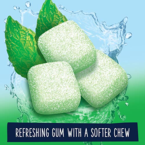 EXTRA Refreshers Spearmint Chewing Gum, 40 Pieces Pack of 4