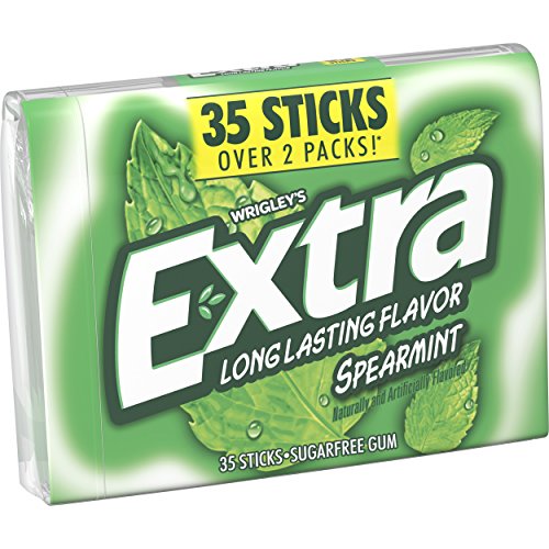 Extra Spearmint Sugarfree Gum, 35 Count Pack Of 6 Piece