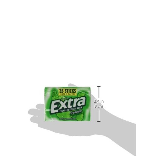 Extra Spearmint Sugarfree Gum, 35 Count Pack Of 6 Piece