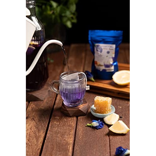 Butterfly Pea Flower Honey Lemon Hot Tea 25 Bags For Hot Tea Mix...